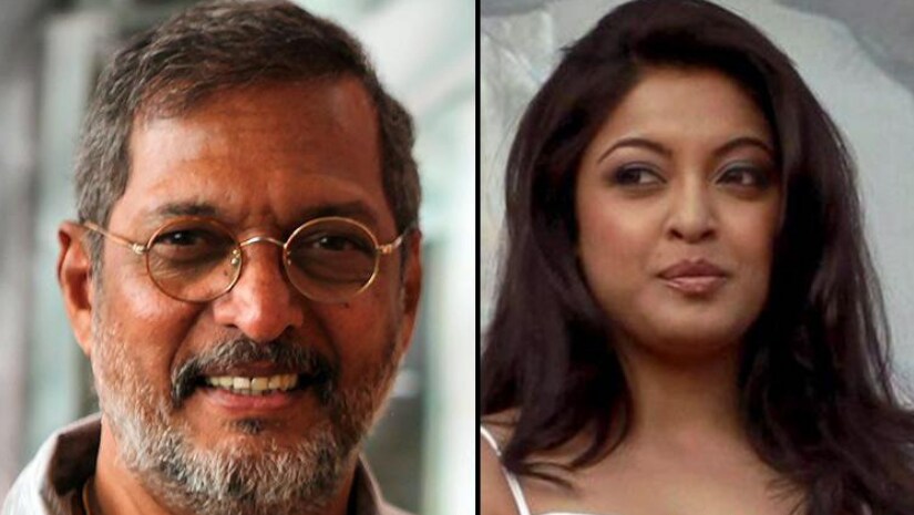 Nana Patekar (left) and Tanushree Dutta (right). Image from Facebook